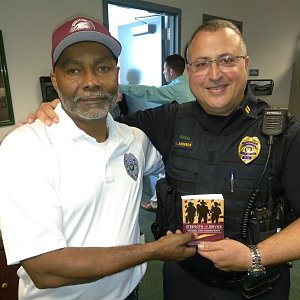 Chaplain distributes books following Parkland Shooting