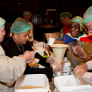World Methodist Conference participants package more than 100,000 meals for children