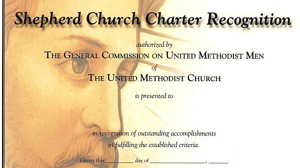 shepherd church charter rec certif