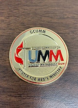 Men's Ministry Challenge Coin--Gold