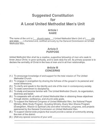 Constitution for a Local UMM