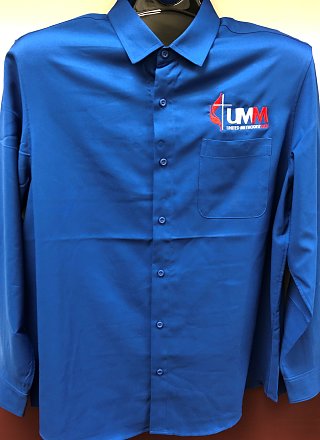UMM Port Authority Long Sleeve Performance Shirt-True Blue