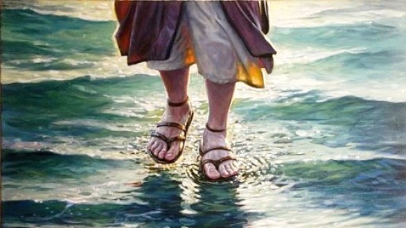 jesus walks water 1
