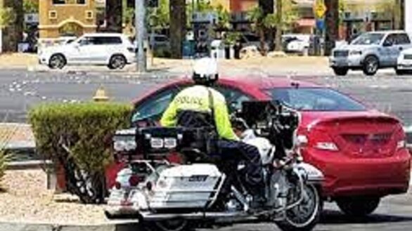 plice officer on motorcycle