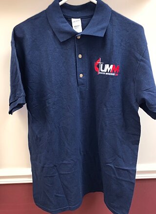 UMM Polo Shirt Navy Gildan