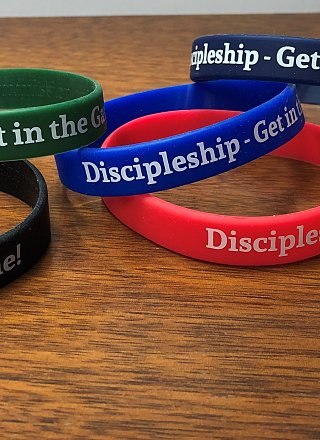Wrist Band--Discipleship-Get in the Game!